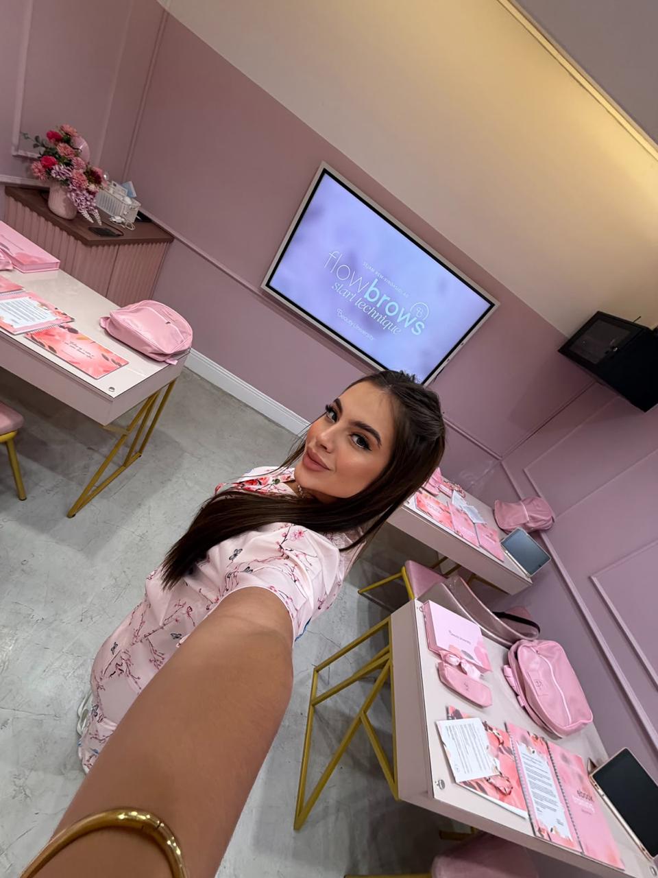 Sala de aula do curso Flow Brows